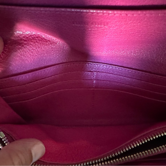 Miu miu pink long wallet I added with unbranded chains and ring - Picture 14 of 15